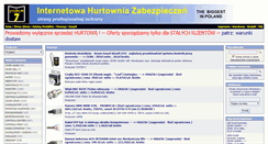 Desktop Screenshot of hurtownia.system7.pl