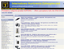 Tablet Screenshot of hurtownia.system7.pl